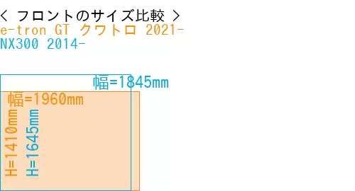 #e-tron GT クワトロ 2021- + NX300 2014-